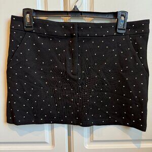 NWT Edikted Black Studded Mini Skirt